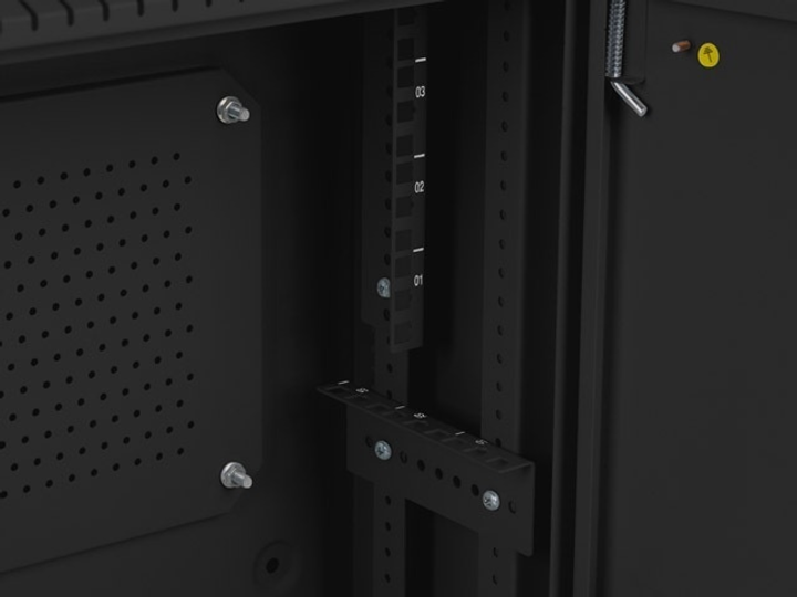 Szafa wisząca serwerowa Lanberg 19" 4U+3U 540x200 Black (WAF1-5203-04-00B) - obraz 13