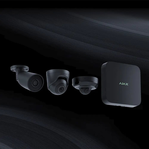 Kamera IP Ajax DomeCam Mini 8 MP, 2.8 mm Black (000039328) - obraz 2