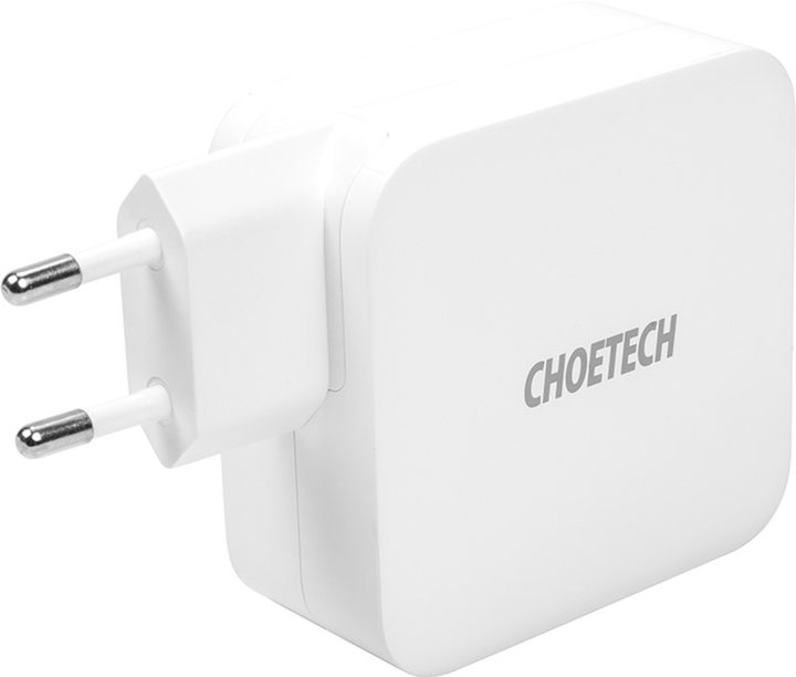 Ładowarka CHOETECH GaN 2xUSB Type-C 100W, PD (PD6008) - obraz 2