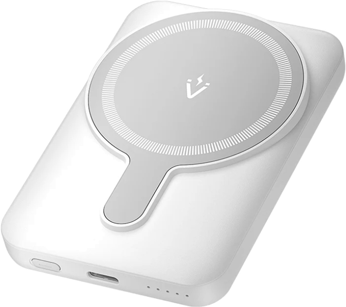 Powerbank Vention Magnetic Wireless 5000mAh 20W White (FHSW0) - obraz 1