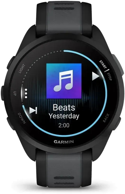 Смарт-годинник Garmin Forerunner 165 Music Black/Slate Grey (010-02863-30) - зображення 4