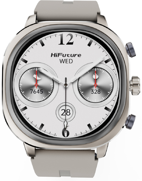 Smartwatch HiFuture Aix Lite Silver (aixlite.champagnegold) - obraz 2
