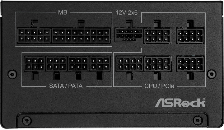 Zasilacz ASRock SteelLegend SL-850G 80+ Gold 850 W - obraz 4