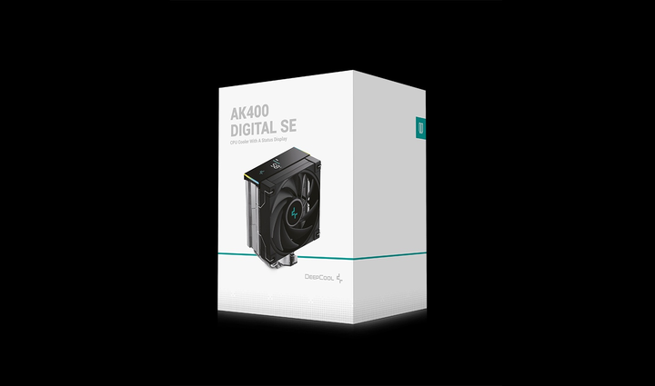 Chłodzenie DeepCool AK400 Digital SE Black (R-AK400-BKADMN-GJD) - obraz 9