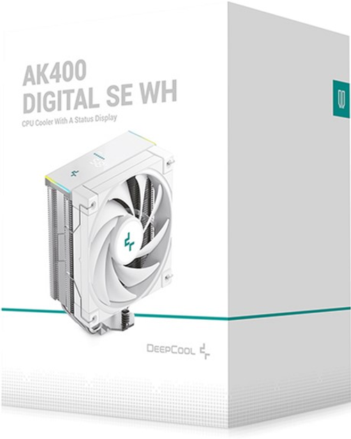 Кулер DeepCool AK400 Digital SE White (R-AK400-WHADMN-GJD) - зображення 8