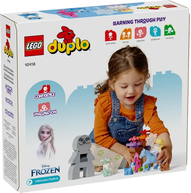 Zestaw klocków LEGO DUPLO Elza i Bruni w Zaczarowanym Lesie 31 element (10418) (955555908999897) - Outlet - obraz 1