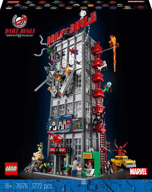 Zestaw klocków LEGO Marvel Spider-Man Daily Bugle 3772 elementy (76178) (955555913311260) - Outlet - obraz 1