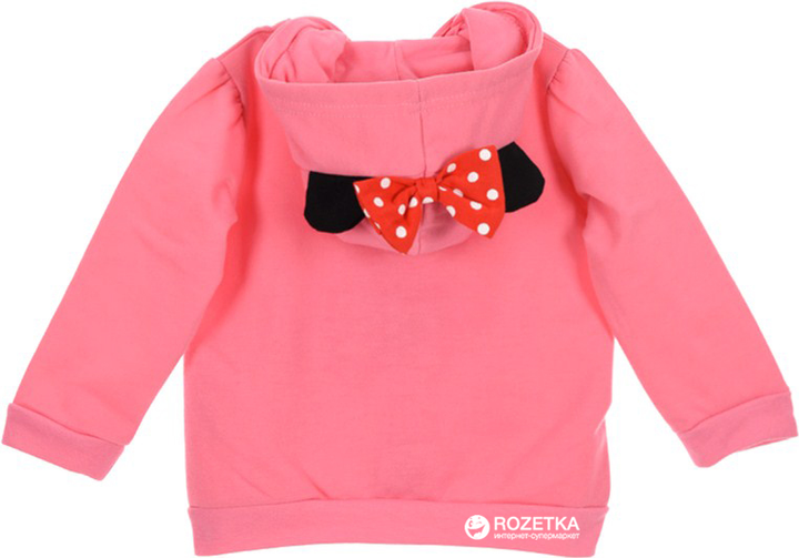 Толстовка для девочки Disney Minnie RH0032 74 см Розовая (3609082140733 ...