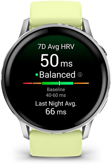 Смарт-годинник Garmin Venu 4 45mm Gray w/ Silver + Citron (010-03014-02) - зображення 2