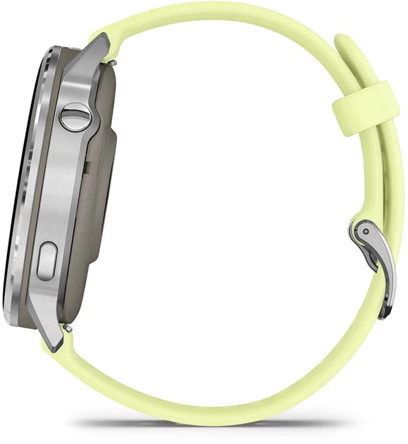 Смарт-годинник Garmin Venu 4 45mm Gray w/ Silver + Citron (010-03014-02) - зображення 6