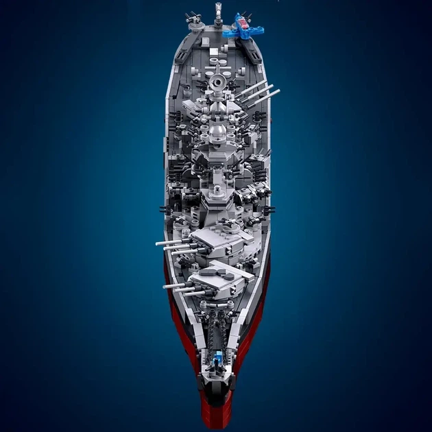 Конструктор Військовий корабель Лінкор USS Missouri S Sluban Model Bricks 1739 деталей - зображення 7