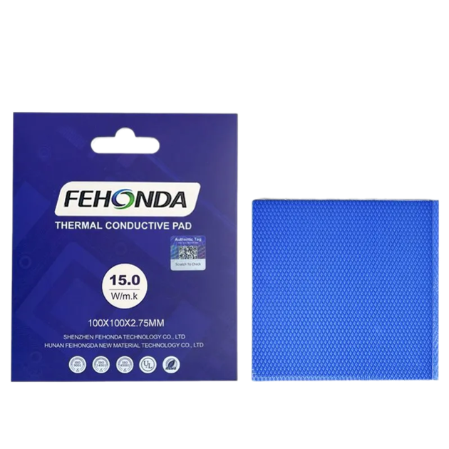 Термопрокладка Fehonda 100x100x2.75mm (15W/m*k) (18669) - Фото 2 Термопрокладка Fehonda 100x100x2.75mm (15W/m*k) (18669) - изображение 2