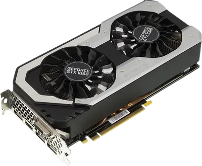 Відеокарта GeForce GTX 1060 6GB Palit JetStream (NE51060015J9-1060J) Б/В - зображення 2