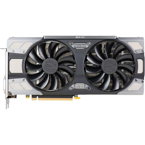 Відеокарта GeForce GTX 1070 8GB EVGA FTW Gaming ACX 3.0 (08G-P4-6276-KR) Б/В - зображення 2
