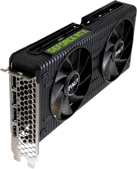 Відеокарта GeForce RTX 3060 12GB Palit Dual (NE63060019K9-190AD) Б/В - изображение 2