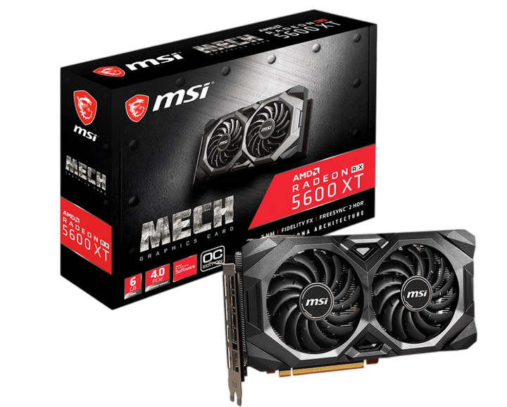Відеокарта AMD Radeon RX 5600 XT 6GB MSI Mech OC (RX 5600 XT MECH OC) Б/В - Фото 1 Відеокарта AMD Radeon RX 5600 XT 6GB MSI Mech OC (RX 5600 XT MECH OC) Б/В - изображение 1