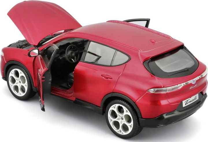 Металева модель автомобіля Bburago Alfa Romeo Tonale 1:24 Червоний 118-21109R (4893993211098) - зображення 3