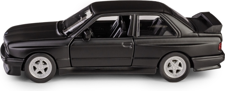 Metalowy model samochodu Daffi RMZ City BMW M3 E30 1986-1991 Matte 1:35 Czarny K-138 (5905422111387) - obraz 2