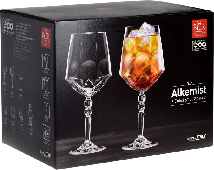 Набір келихів RCR Alkemist 6х667 мл (8007815265220) - зображення 3