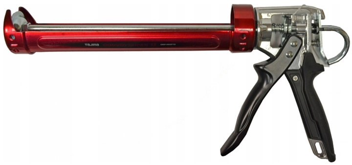 Pistolet Wyciskacz do Silikonu TAJIMA TAJ-CNV100SP/R1 Convoy Super 12:1 Czerwony (4975364067302) - obraz 1