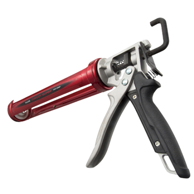 Pistolet Wyciskacz do Silikonu TAJIMA TAJ-CNV100SP/R1 Convoy Super 12:1 Czerwony (4975364067302) - obraz 2