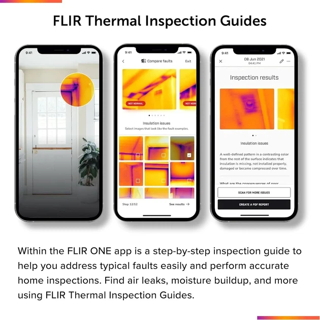 Тепловизионная камера FLIR ONE Lightning Черный b1 - изображение 5