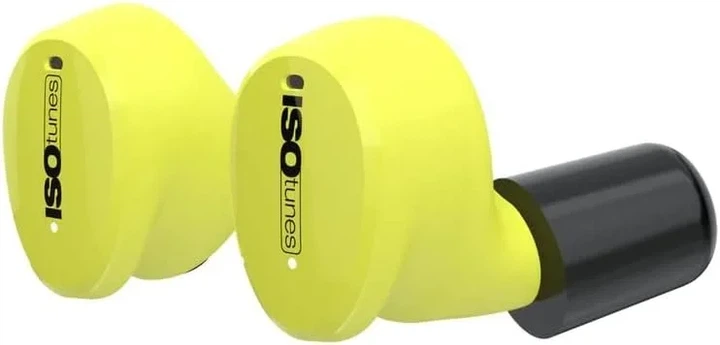 Беспроводные противошумные наушники ISOtunes Free Aware EN352 / Bluetooth 5.2 / Активное шумоподавление / Влагозащита IP67 / До 25 часов работы от кейса / Желтые Б/В 1006099971 b5 - изображение 6