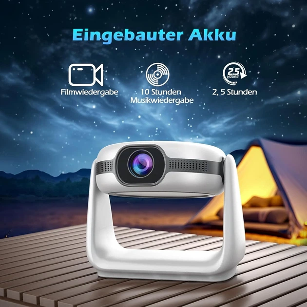 Проектор EUARY K1-99 Full HD Wi-Fi Bluetooth Android 11 - изображение 2