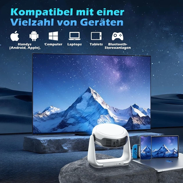 Проектор EUARY K1-99 Full HD Wi-Fi Bluetooth Android 11 - изображение 8