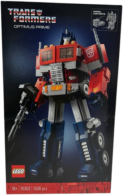 Zestaw klocków LEGO Icons Optimus Prime 1508 elementów (10302) (955555913117899) - Outlet - obraz 3