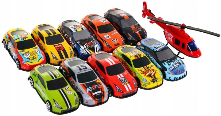 Паркінг на 7 рівнів для дітей від 3 років вертоліт + 10 машинок + ліфт + гірки (ZPG.92820) (5903864950137) - зображення 3