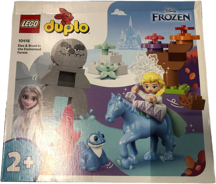Zestaw klocków LEGO DUPLO Elza i Bruni w Zaczarowanym Lesie 31 element (10418) (955555908999871) - Outlet - obraz 2