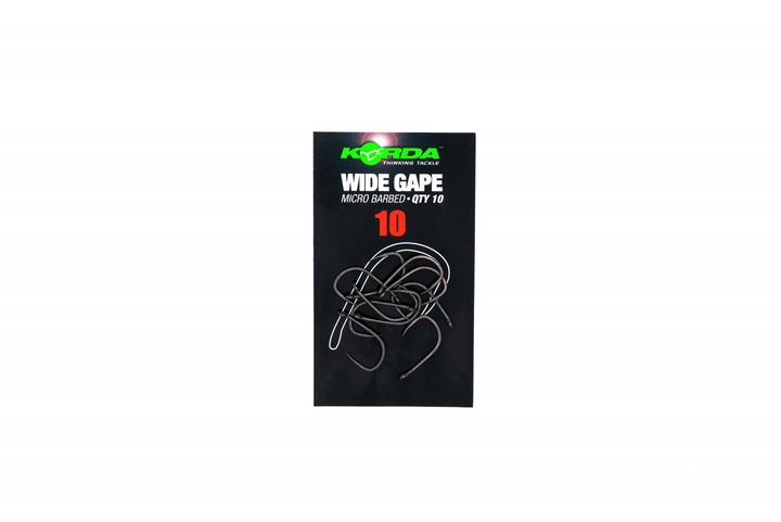 Крючки Korda Wide Gape №10 10шт (KWG10) - Фото 1 Крючки Korda Wide Gape №10 10шт (KWG10) - изображение 1