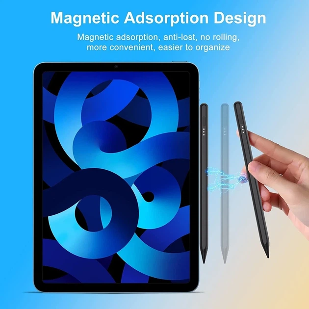 Стилус для iPad (2018–2023) з Palm Rejection, нахилом пера