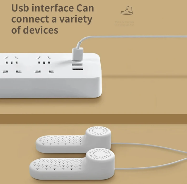 Сушилка для обуви от USB с таймером, электросушилка для сушки обуви портативная XV90 - изображение 6