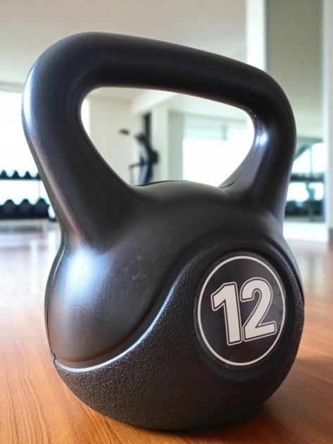 Kettlebell SportVida SV-DU0005 12 kg - obraz 2