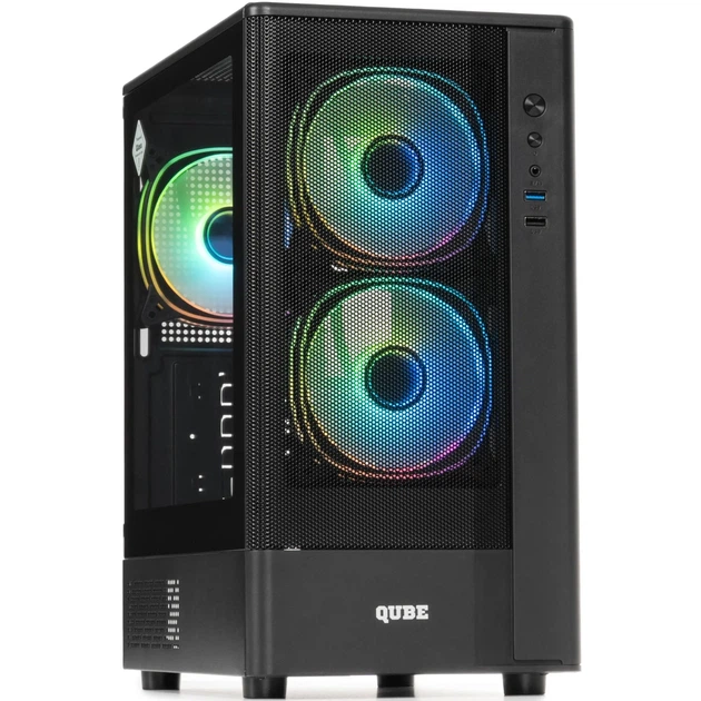 Корпус Qube GEON ARGB Black (GEON_GBNU3) - изображение 5