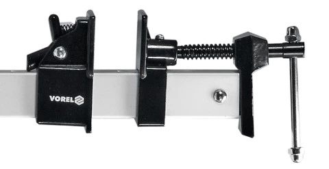 Ścisk do klejenia płyt VOREL Prowadnica aluminiowa 900 mm (5906083041747) - obraz 3