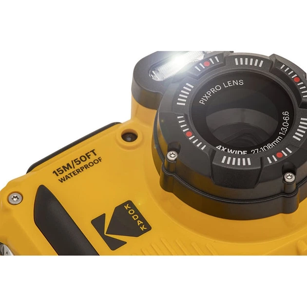 Компактний фотоапарат Kodak PixPro WPZ2 Yellow купити на ROZETKA