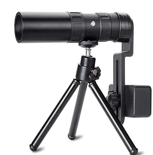 Компактний монокуляр об'єктив 10-30x Monocular + Кріплення телефону. Телескоп для спостереження - зображення 3