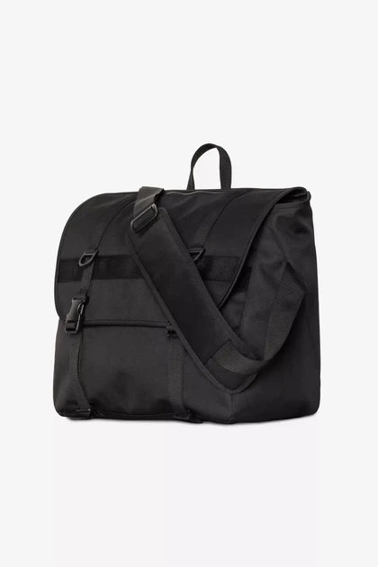 Большая сумка через плечо Carhartt Delta Shoulder Pouch чёрная. - изображение 2