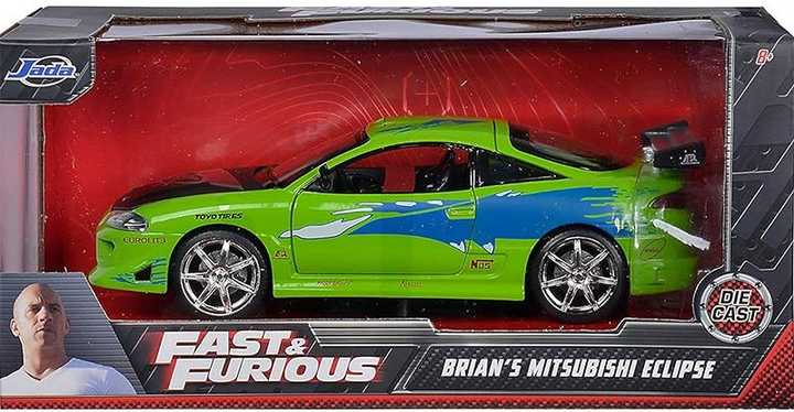 Автомобіль Simba Jada F&F Brian's Mitsubishi Eclipse 1995 (4006333094804) - зображення 1