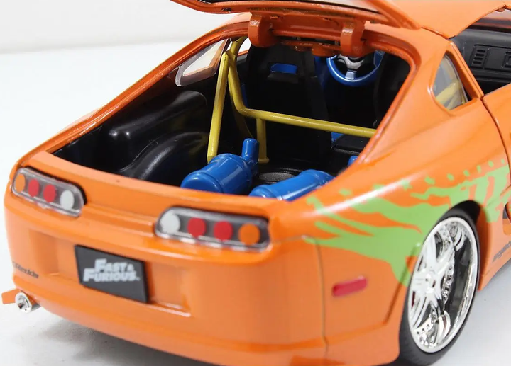 Pojazd Simba Jada F&Fs Brian's Toyota Supra 1995 Orange (4006333094798) - obraz 6