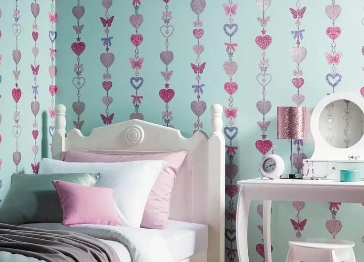 Шпалери з бабочками блакитні Arthouse Imagine Fun 1 667900 - зображення 2