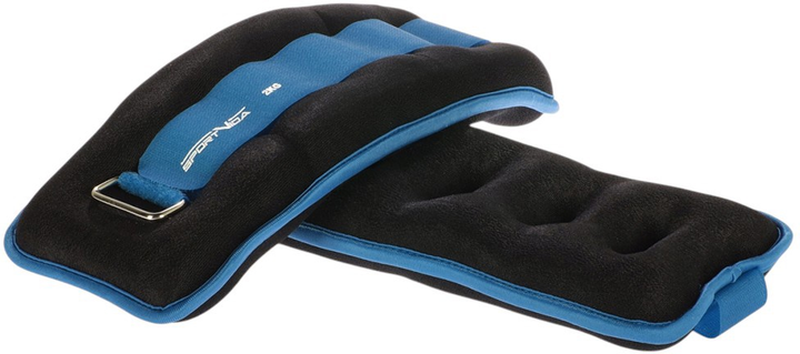 Obciążenia na nadgarstki ręce i nogi SportVida SV-HK0036 2 x 2 kg Niebieskie - obraz 3
