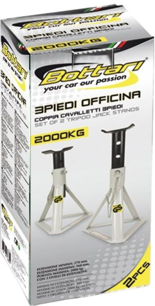 Опорні підставки Bottari 2000 кг 2 шт (8052194241761) - зображення 2