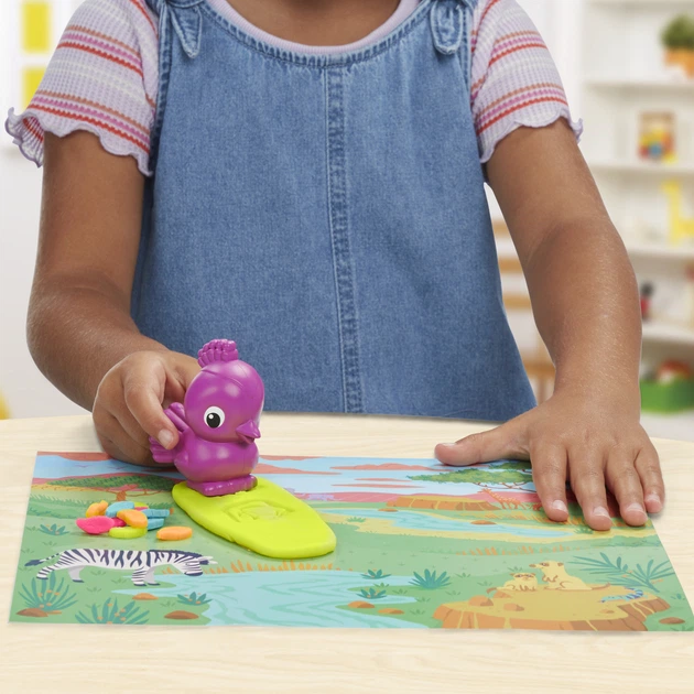 Zestaw kreatywny Hasbro Play-Doh z masą plastyczną Lew i przyjaciele F7221 (5010996121806) - obraz 6