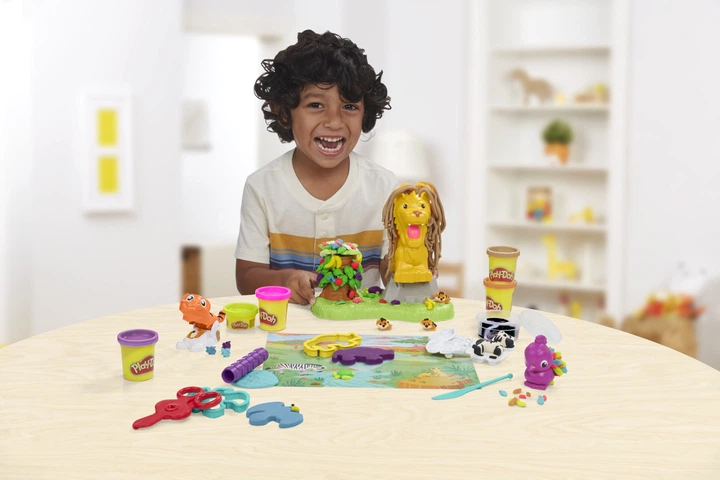 Zestaw kreatywny Hasbro Play-Doh z masą plastyczną Lew i przyjaciele F7221 (5010996121806) - obraz 10