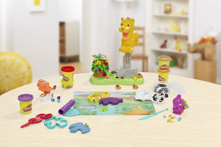 Zestaw kreatywny Hasbro Play-Doh z masą plastyczną Lew i przyjaciele F7221 (5010996121806) - obraz 11