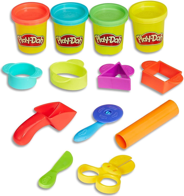 Zestaw kreatywny Hasbro Play-Doh Startowy z masą plastyczną B1169EU4 (5010996270764) - obraz 2